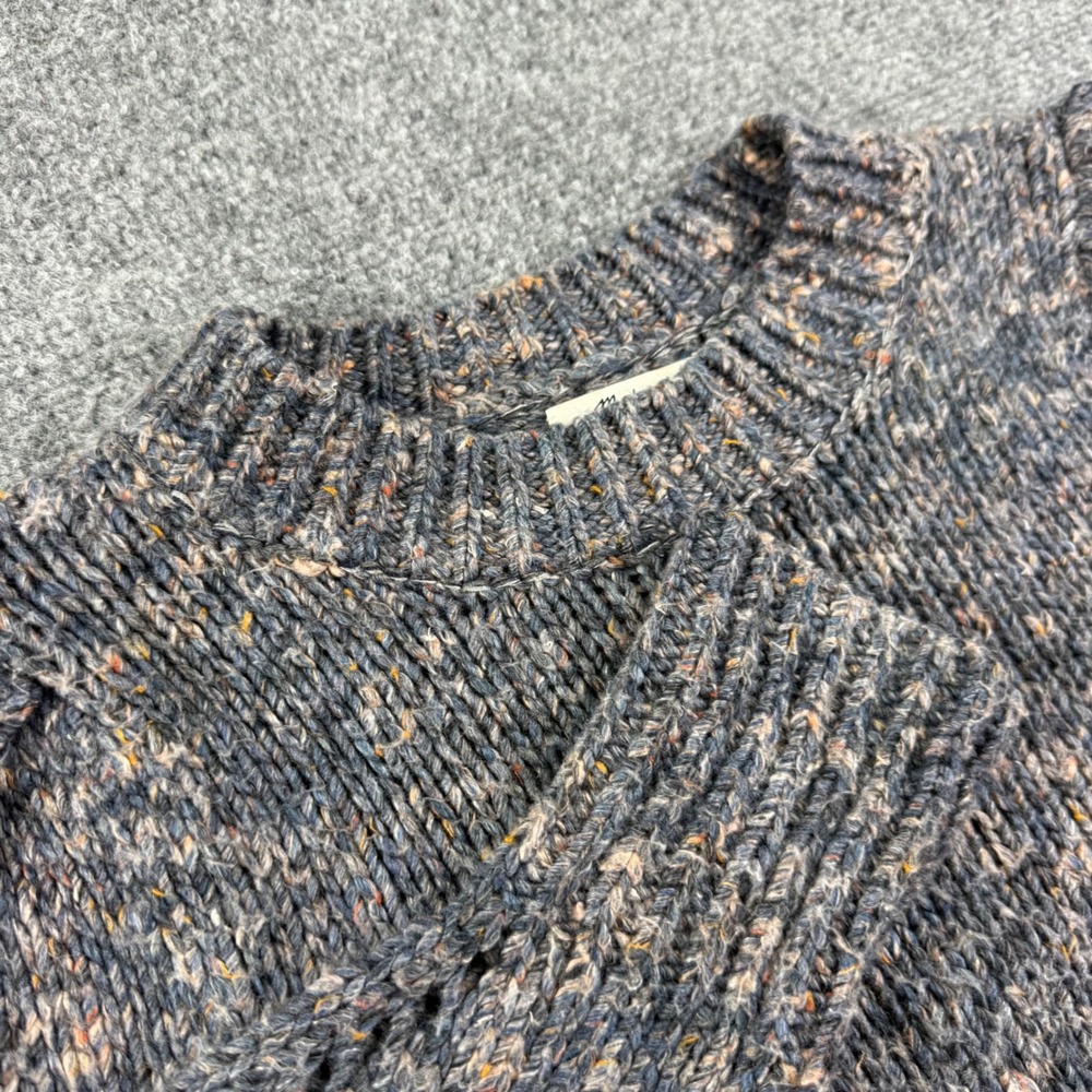 Madewell Speckled Wool Blend Chunky Knit Sweater Size Small Women's